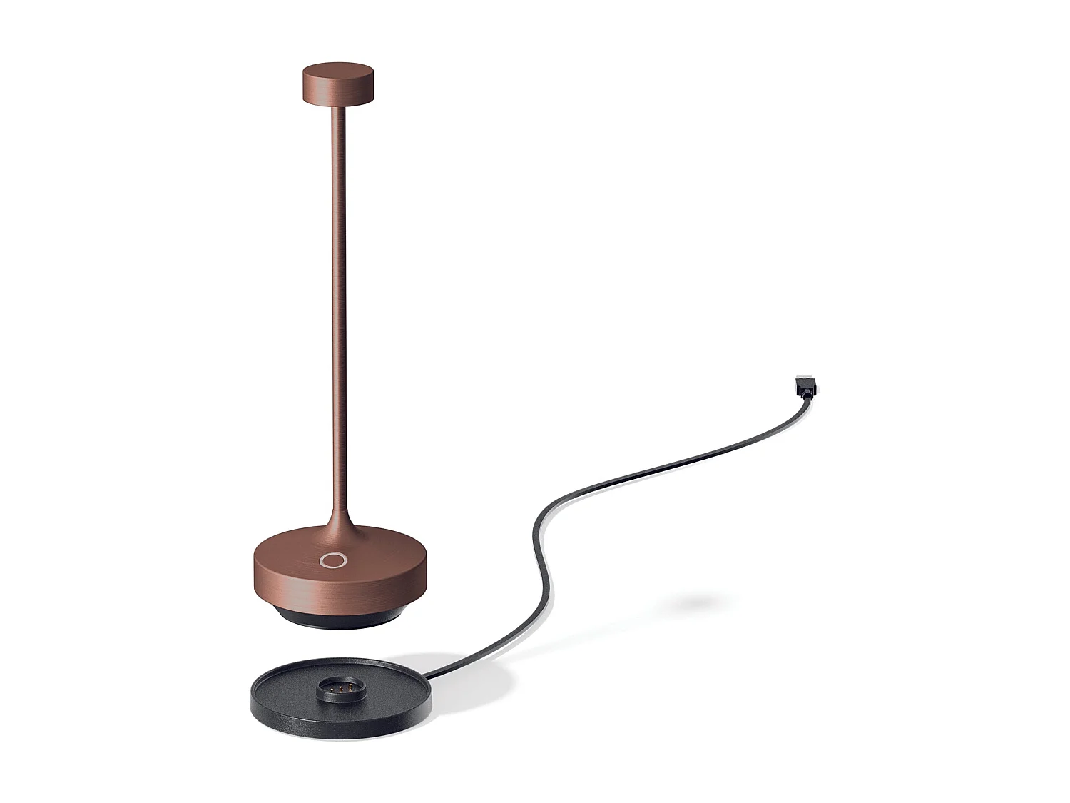Lampe de table sans fil RUBY Cuivre H25cm