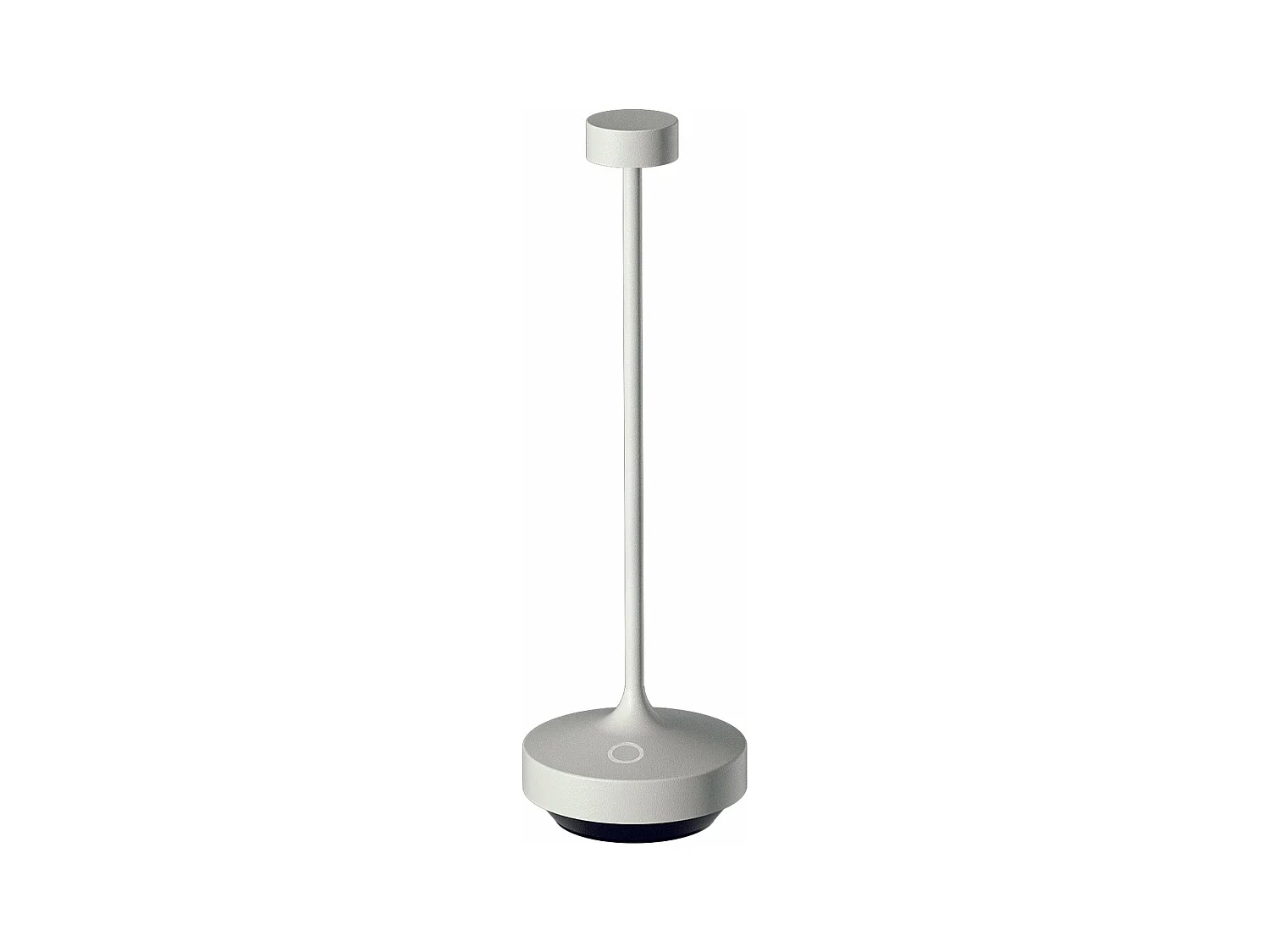 Lampe de table sans fil LED RUBY Blanc Aluminium H25cm