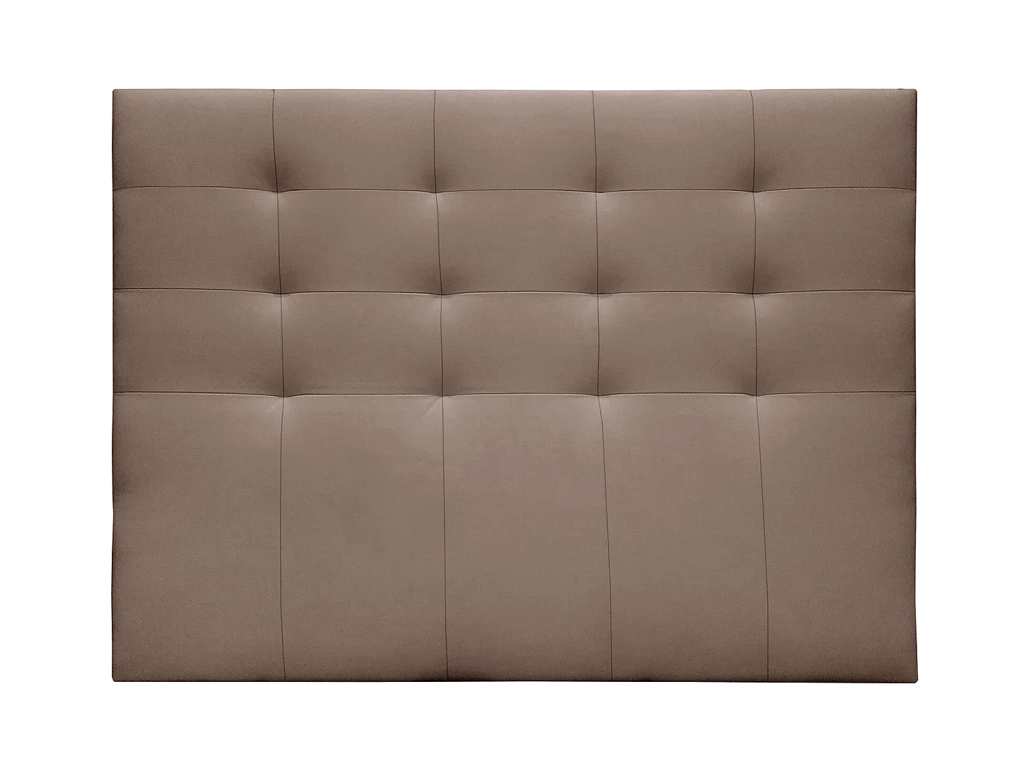Buyqualia Cabecero Camas 150/135 en Polipiel (Alto 120 / Largo 160 / Ancho 4) (Marrón)