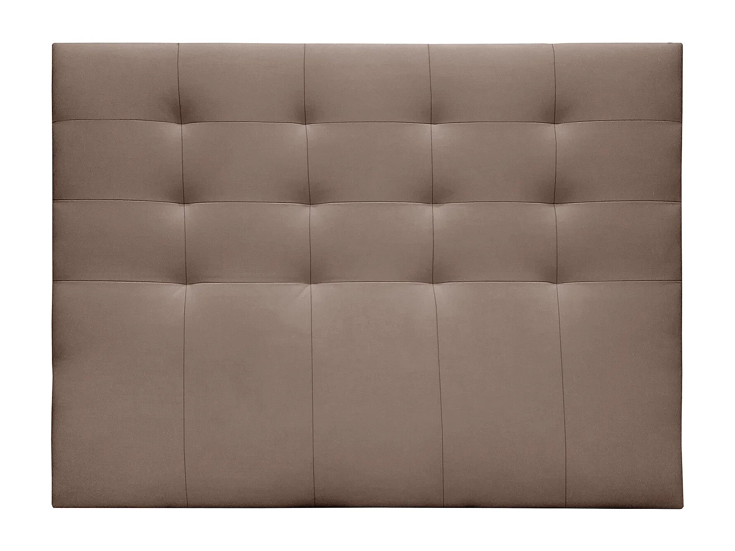 Buyqualia Cabecero Camas 150/135 en Polipiel (Alto 120 / Largo 160 / Ancho 4) (Marrón)