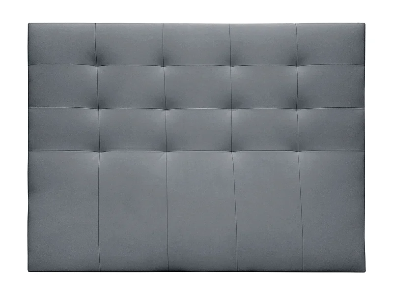 Buyqualia Cabecero Camas 150/135 en Polipiel (Alto 120 / Largo 160 / Ancho 4) (Gris)
