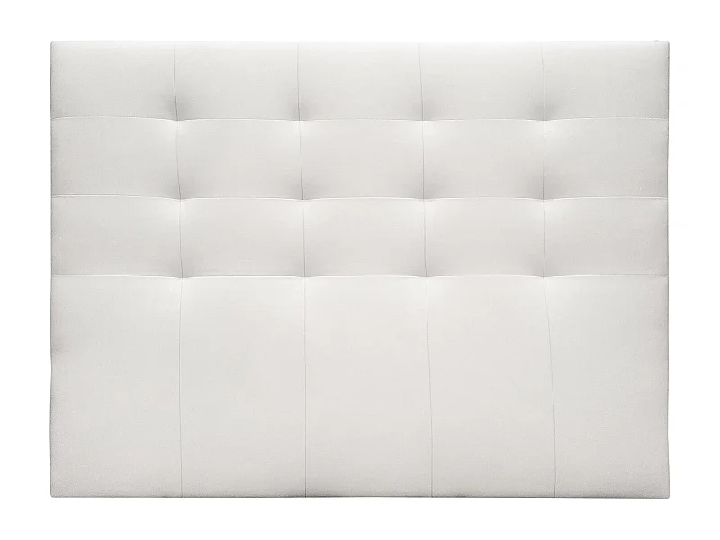 Buyqualia Cabecero Camas 150/135 en Polipiel (Alto 120 / Largo 160 / Ancho 4) (Blanco)