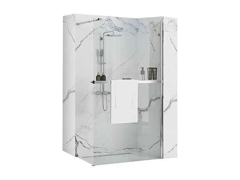 Paroi De Douche Rea Aero 80 Chrom