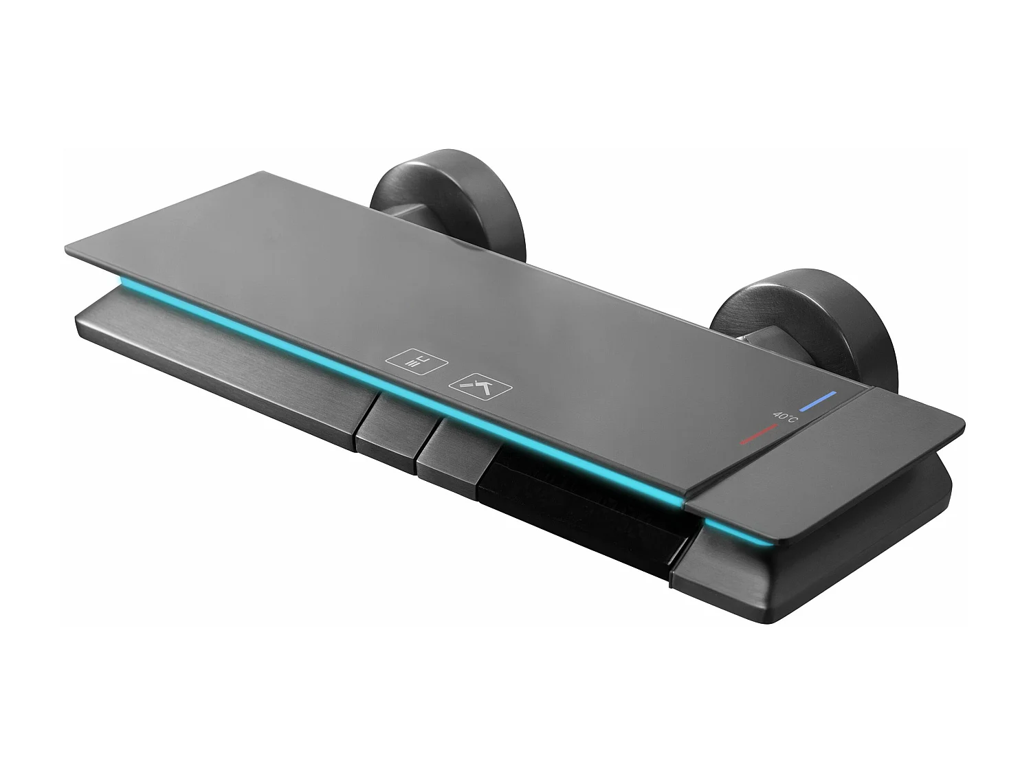 Conjunto De Ducha Rea Karl Thermostat Titanium