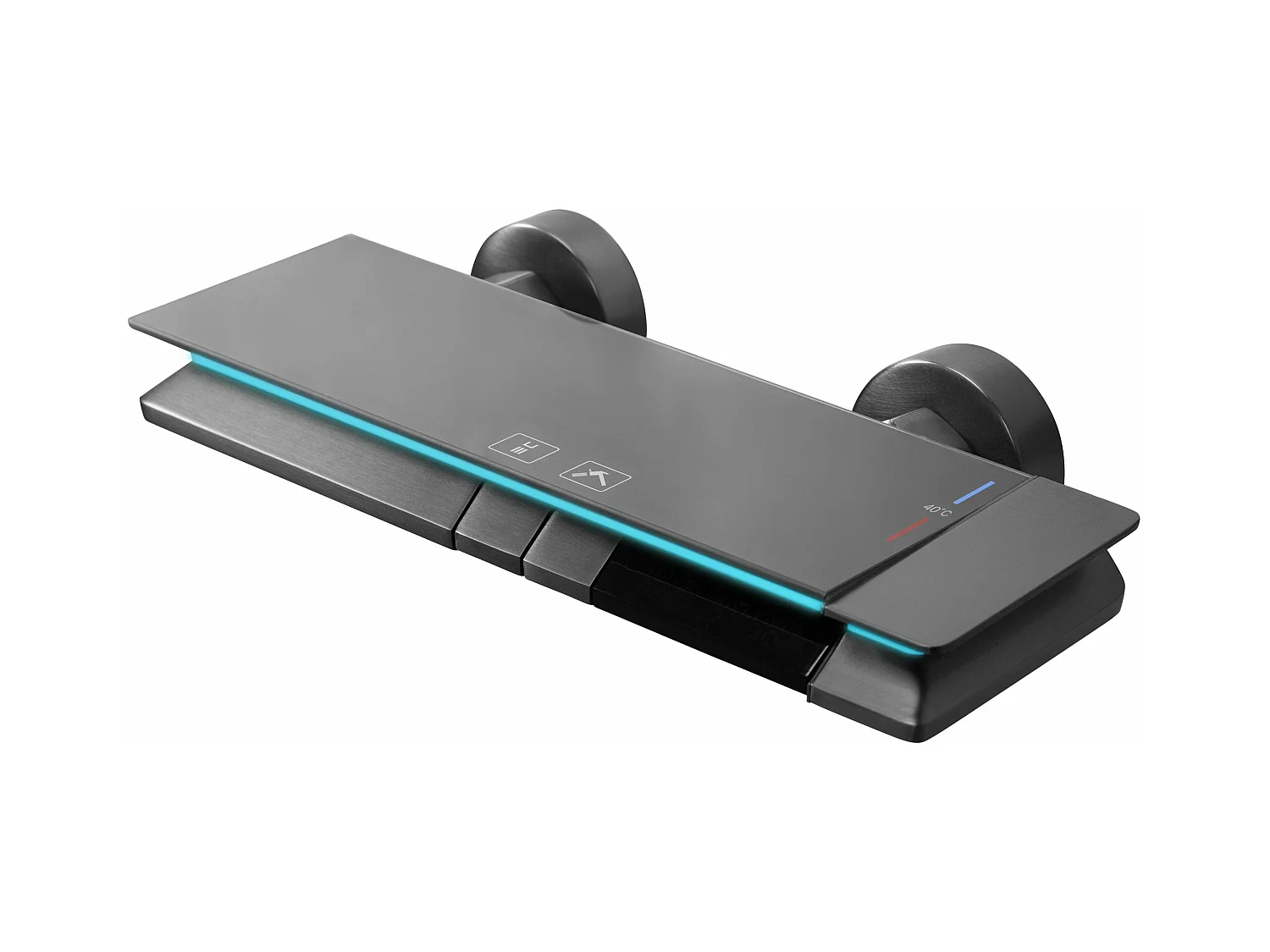 Kit De Douche Rea Karl Thermostat Titanium