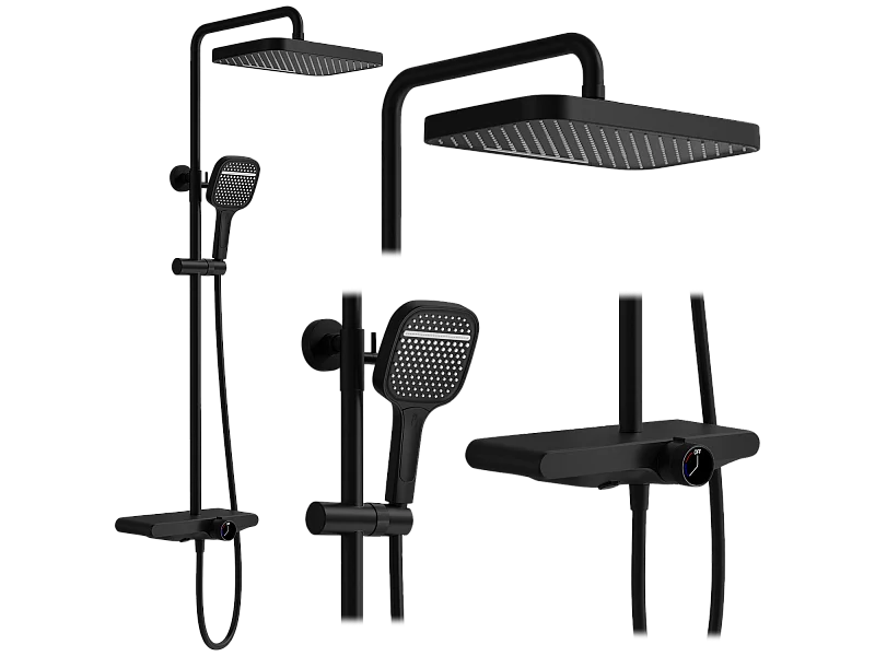 Conjunto De Duche Rea Bari Black