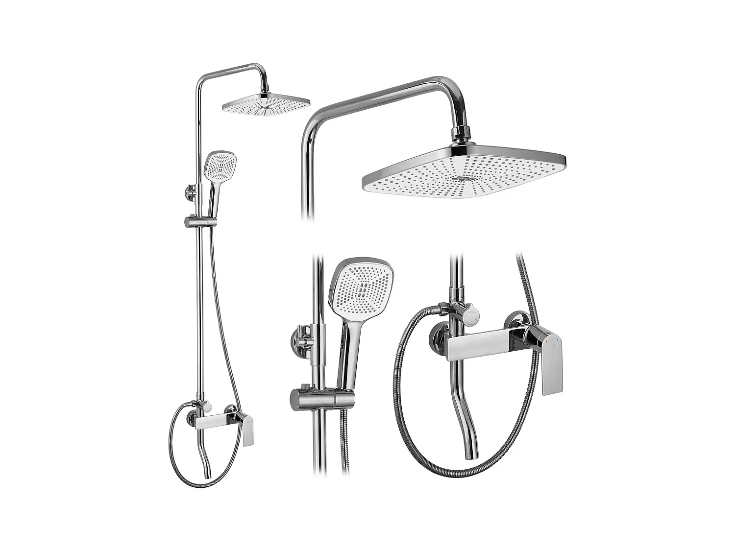 Kit De Douche Rea My1902-77C Storm Chrome