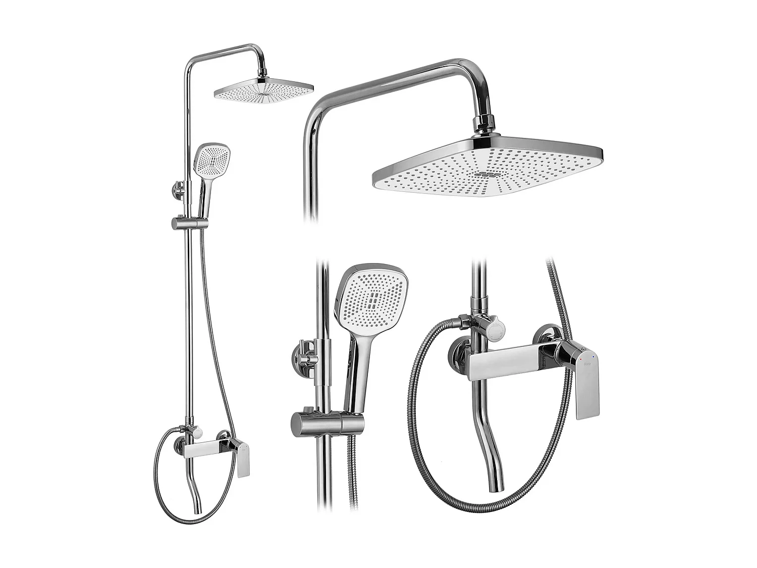 Kit De Douche Rea My1902-77C Storm Chrome