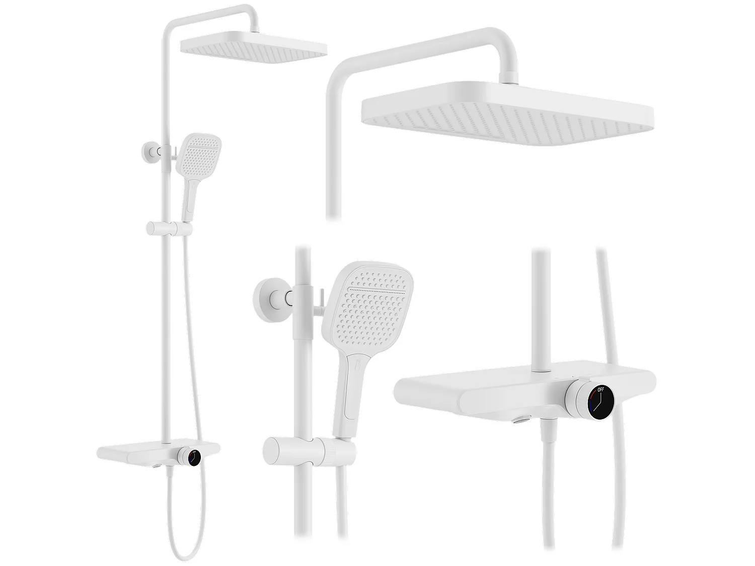 Conjunto De Duche Rea Bari White