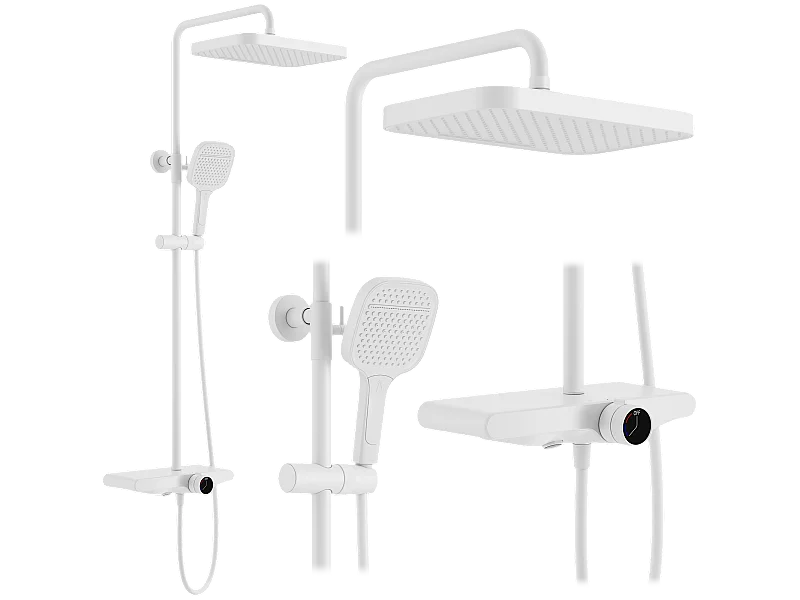 Set Doccia Rea Bari White