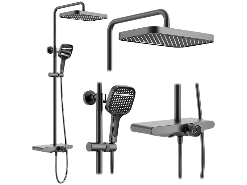 Duschgarnitur Rea Bari Titanium