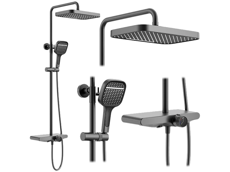 Kit De Douche Rea Bari Titanium