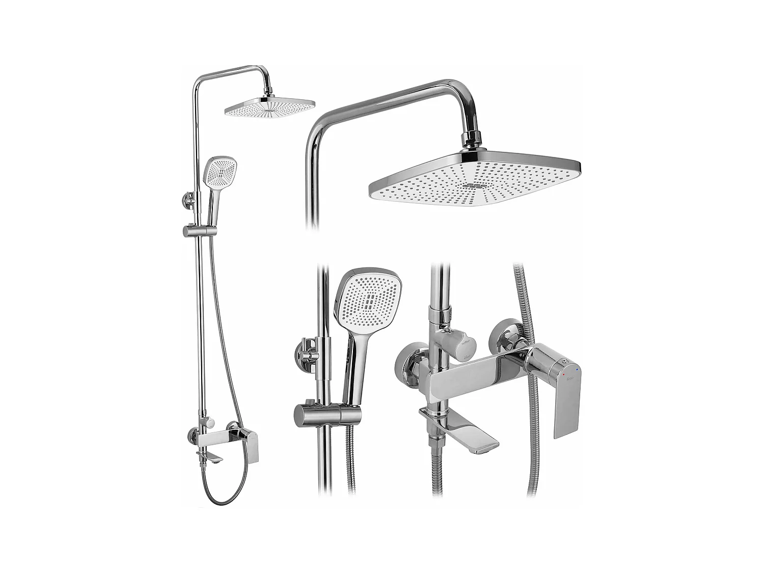 Kit De Douche Rea My1902-78C Storm Chrome