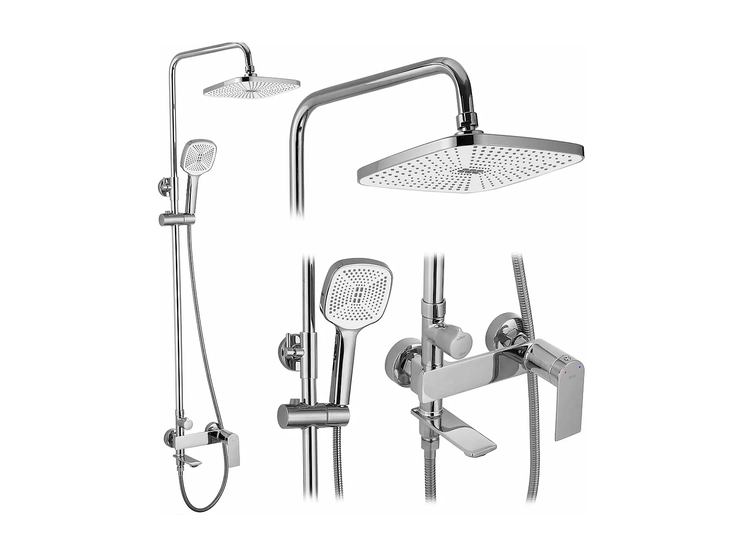 Kit De Douche Rea My1902-78C Storm Chrome