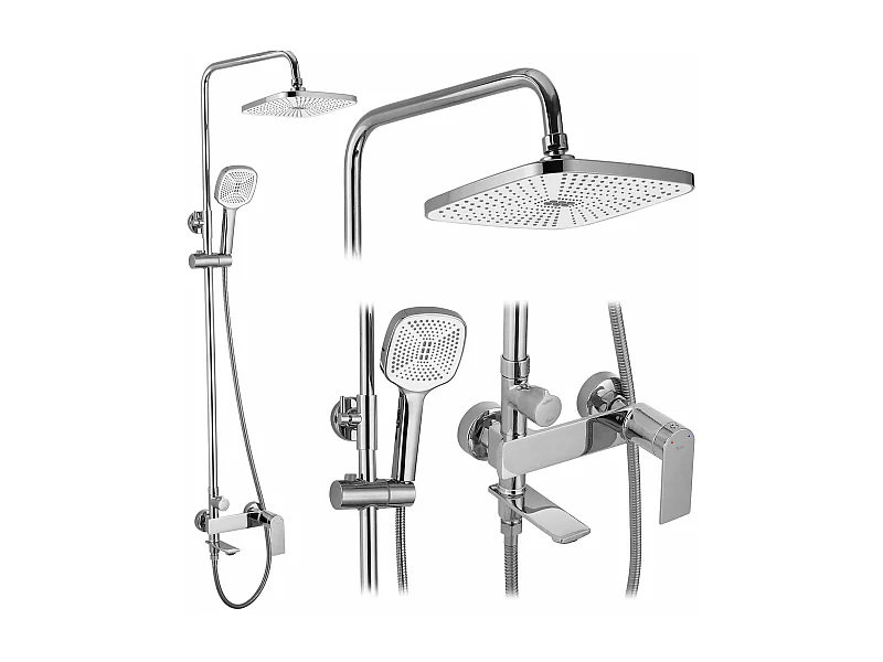 Kit De Douche Rea My1902-78C Storm Chrome