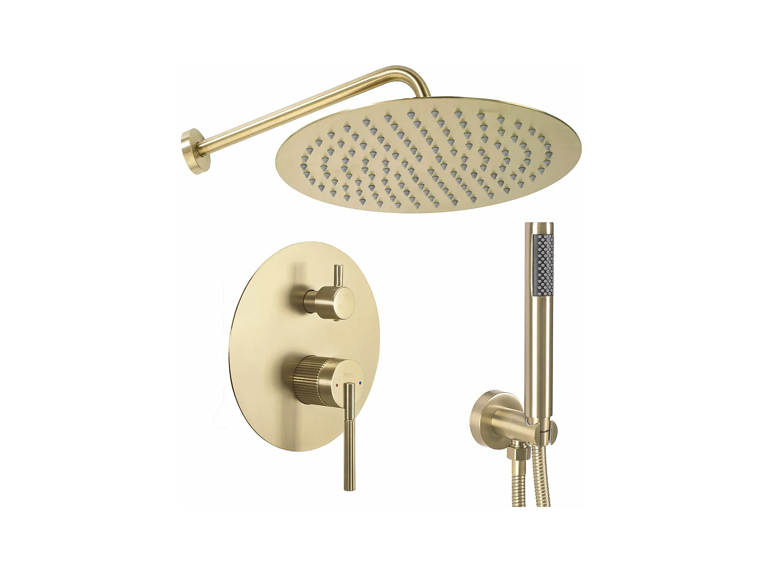 Inbouw Regendoucheset Rea Dayton Thermostat Chrome