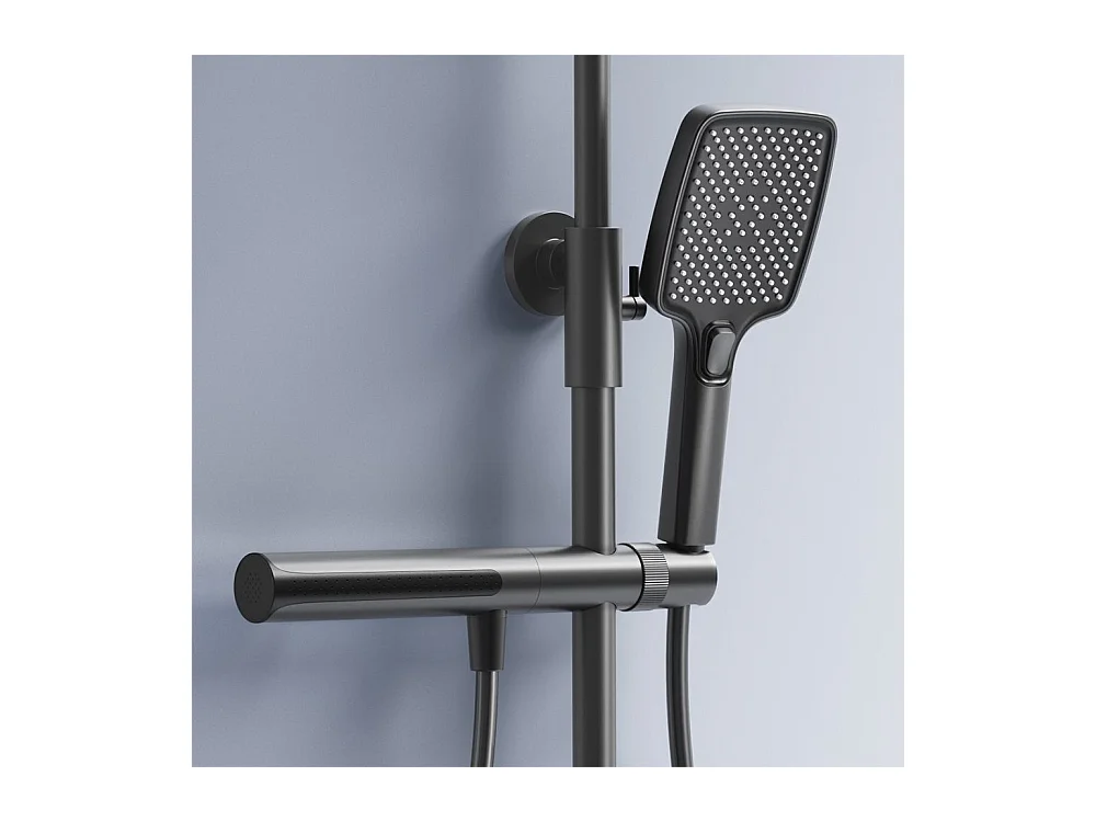 Kit De Douche Rea Pedro Thermostat Titanium