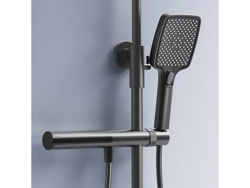 Kit De Douche Rea Pedro Thermostat Titanium