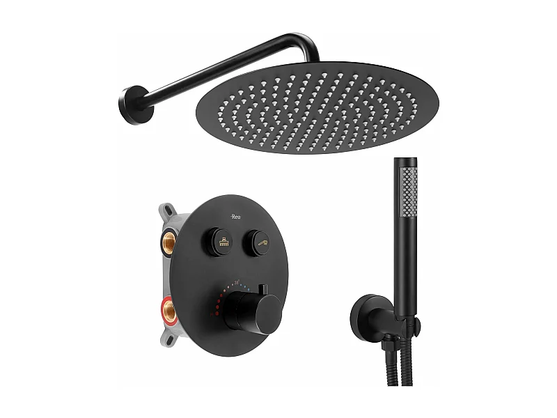 Set Doccia Da Incasso Rea Js-622711Bg Argon Brush Gold