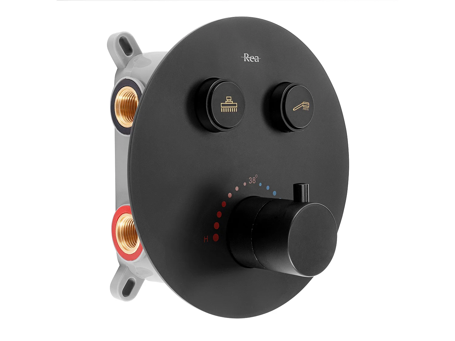 Inbouw Regendoucheset Rea Js-622711Bg Argon Brush Gold