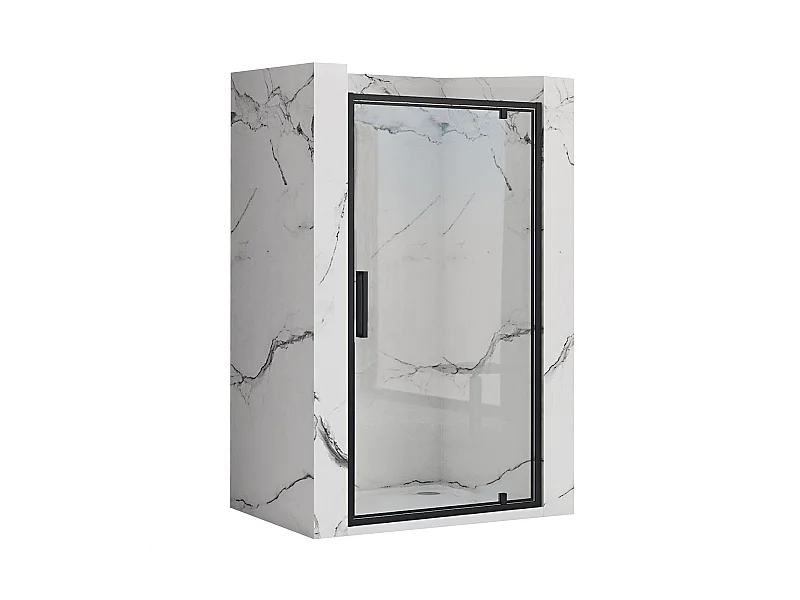 Puerta De La Ducha Bisagra Rea Rapid Swing 80 Black