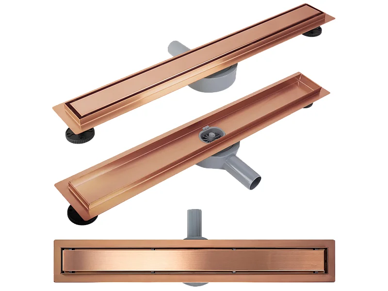 Drain Linéaire Rea Neox Pro 900 Brush Copper