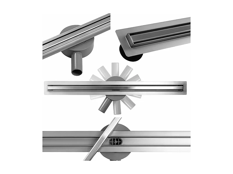 Drenaje Lineal Rea Eco360 Slim 60 Chrome