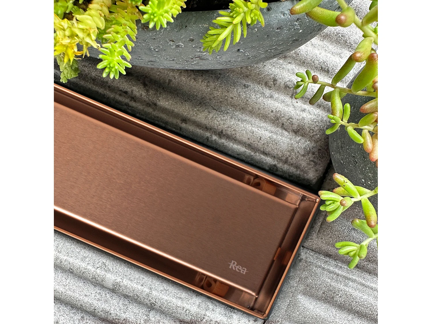 Drain Linéaire Rea Neox Pro 800 Brush Copper