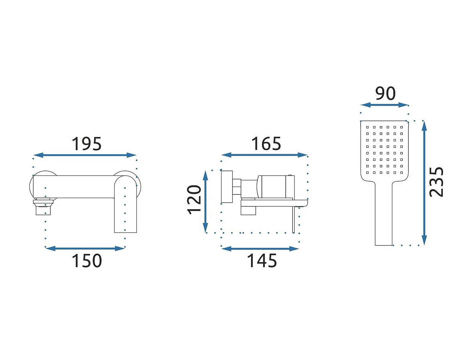 Badmengkraan Rea My1902-3Gg Storm Brush Gold
