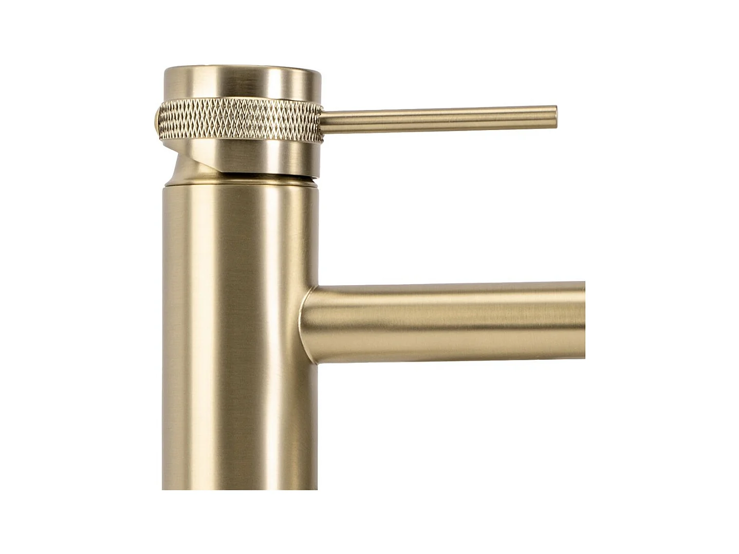 Robinet De Lavabo Rea Lungo Grip Low Brush Gold