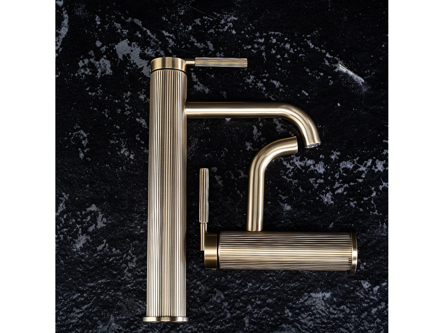 Orbit Misturadora De Lavatório Rea Js-B348-1Bg Argon High Brush Gold