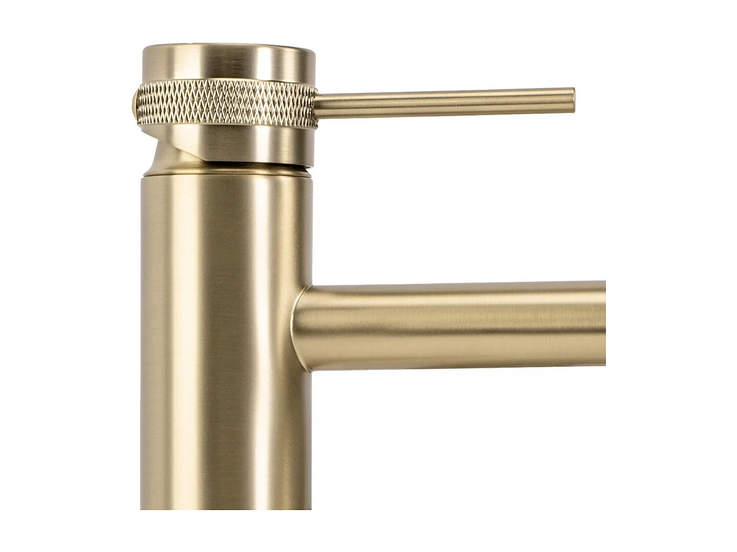 Robinet De Lavabo Rea Lungo Grip High Brush Gold