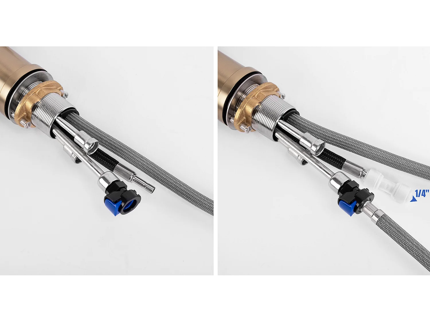 Robinet De Cuisine Rea Eco Fresh Brush Nickel