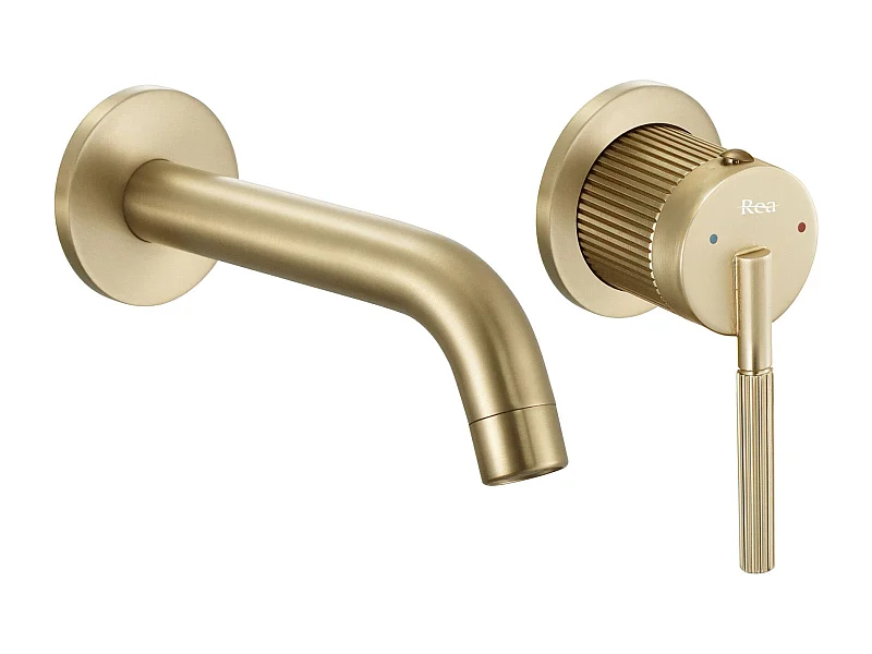 Misturadora De Instalação Oculta Rea Argon Js-622704-1Bg Brush Gold