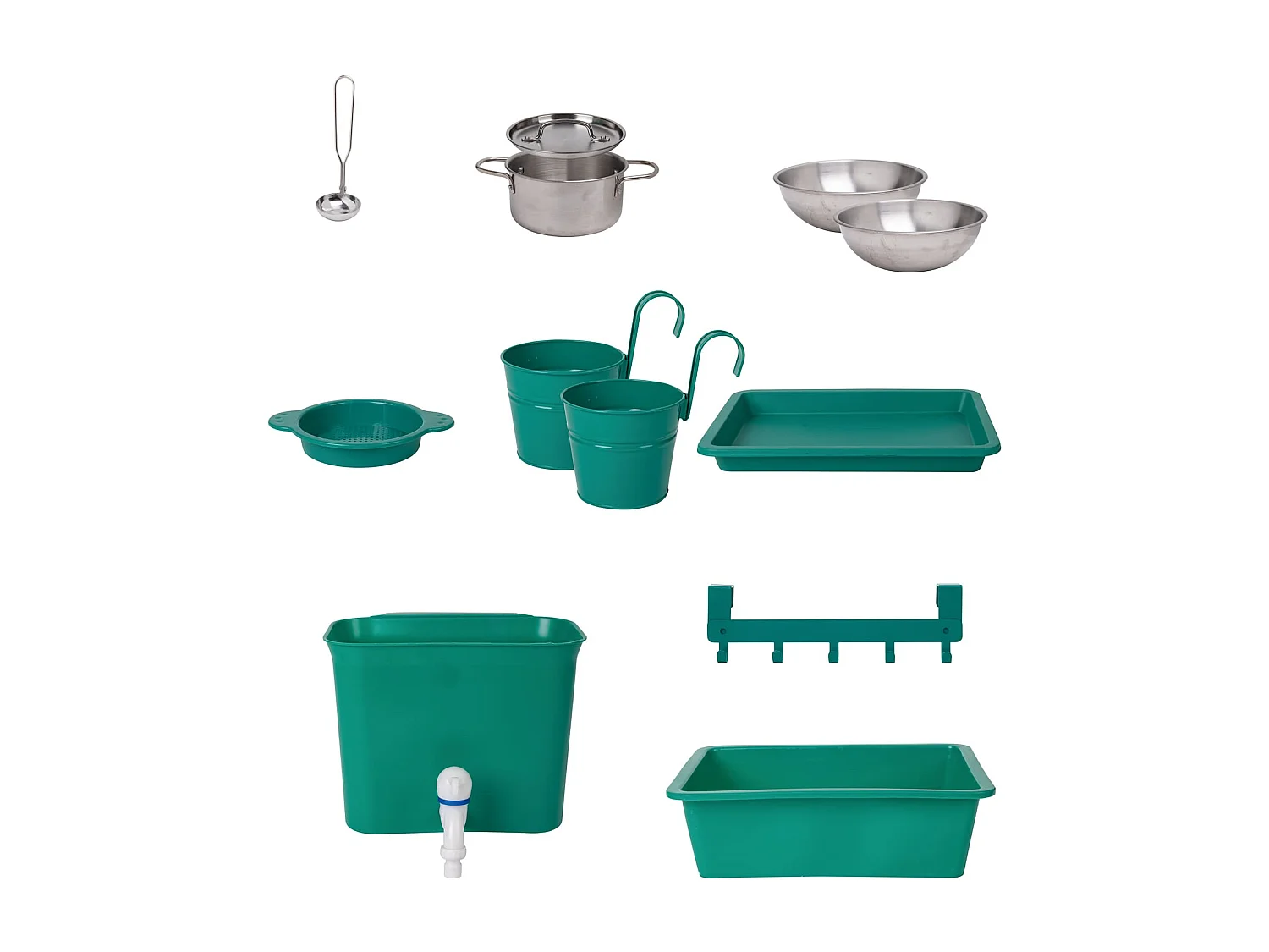 Cocina exterior para niños