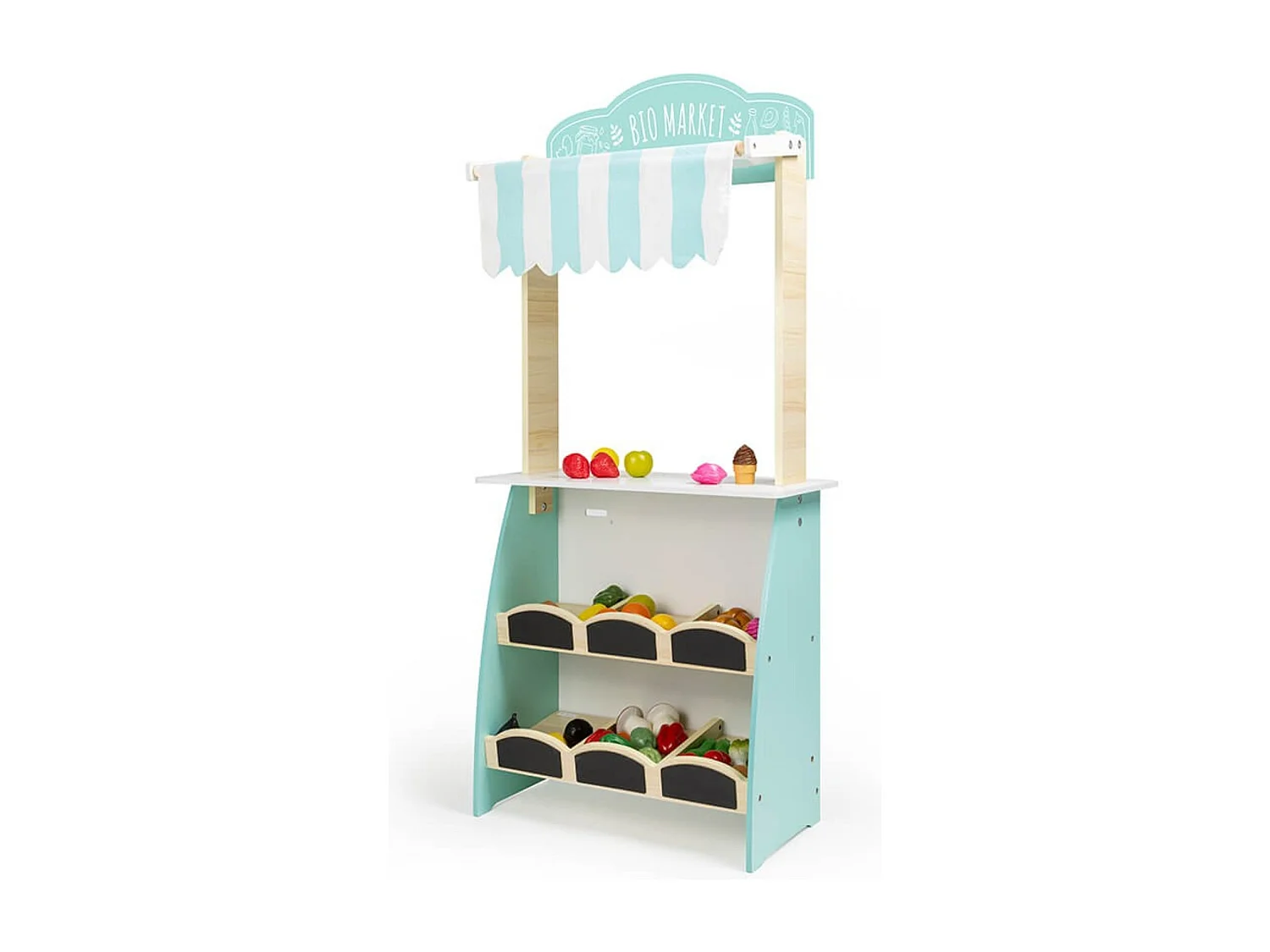 EUREKAKIDS - Établi de marchand en bois pour enfant - De 3 à 12 ans