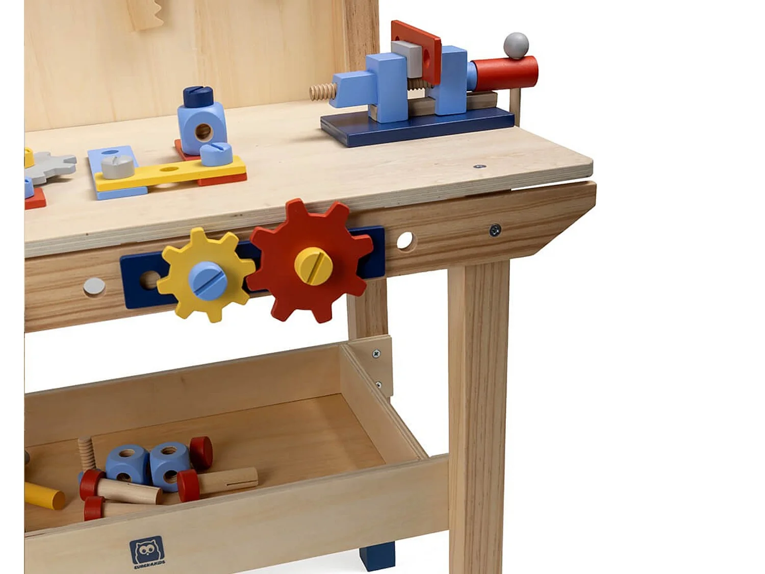 DIY-Werkbank aus Holz für Kinder im Alter von 3 bis 12 Jahren