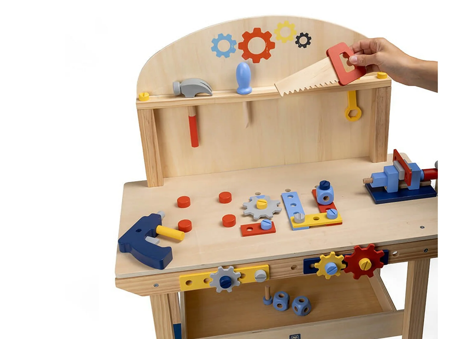 DIY-Werkbank aus Holz für Kinder im Alter von 3 bis 12 Jahren