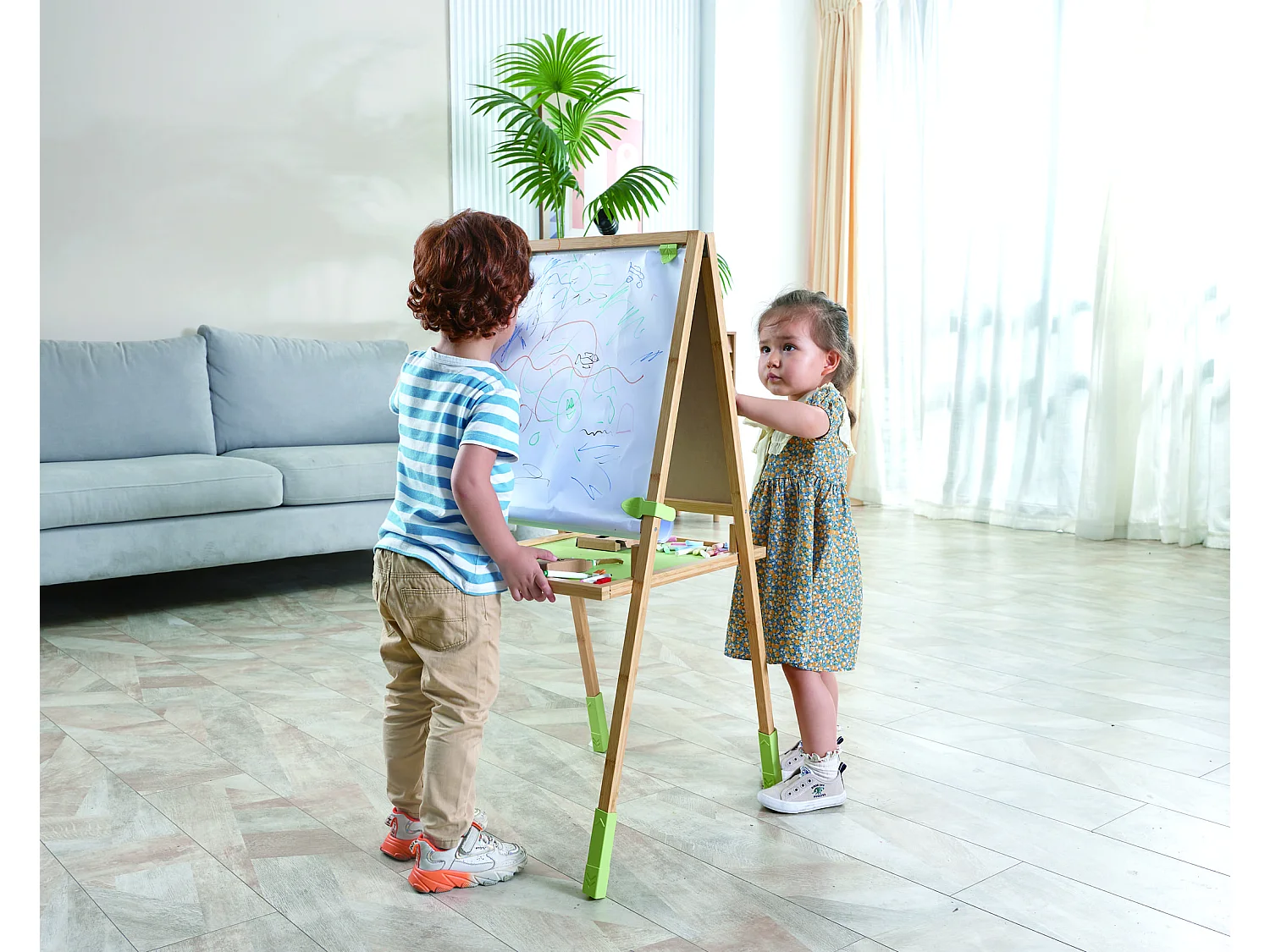 Hape - 2 in 1 bamboeplank