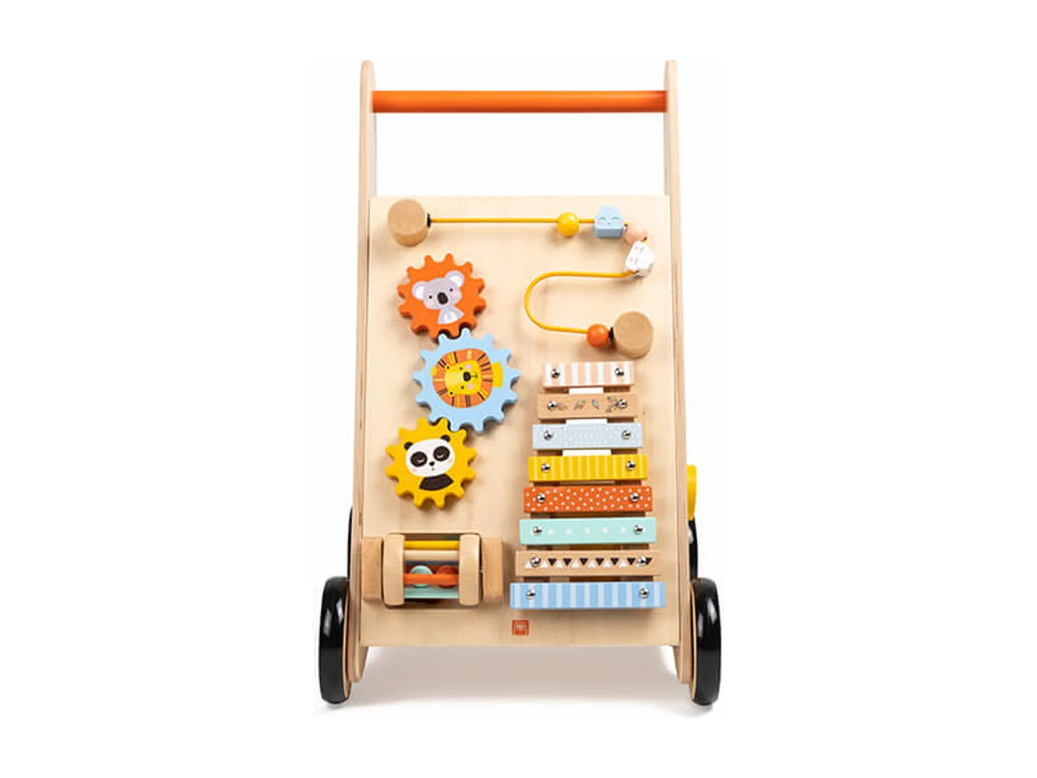 Houten loopwagen 6 activiteiten Jungle - Van 1 tot 2 jaar