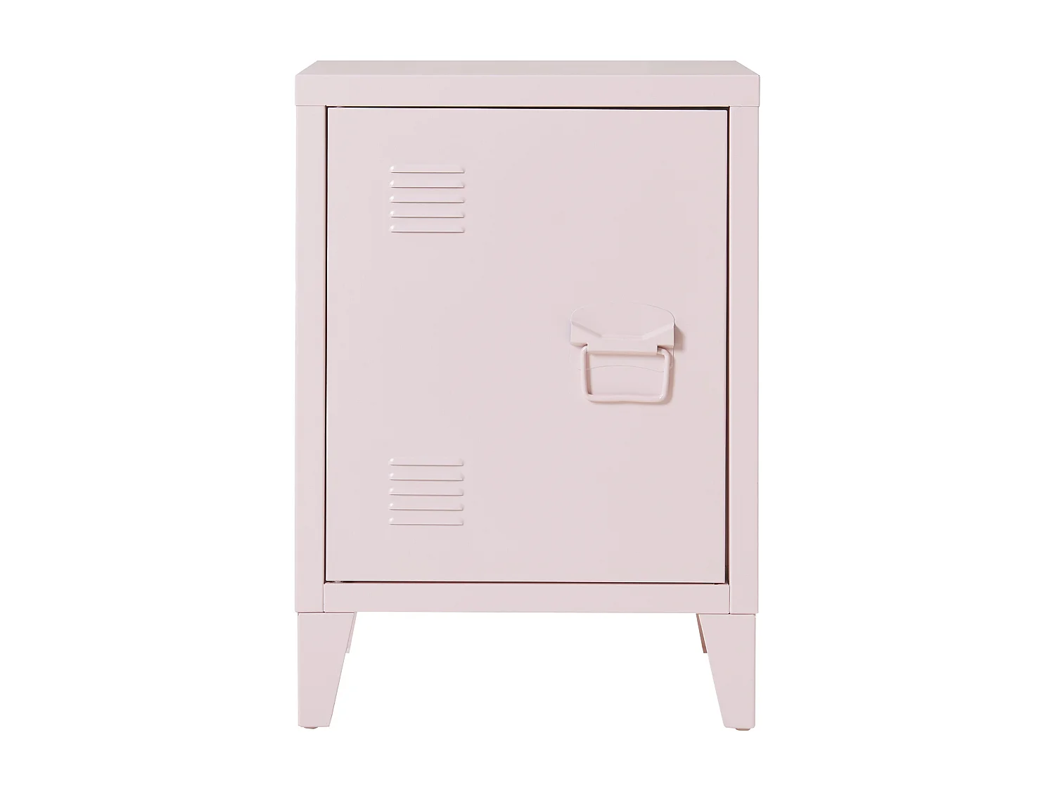 Table de chevet Inari poignée porte à droite 57 x 40 x 30 cm rose [en.casa]