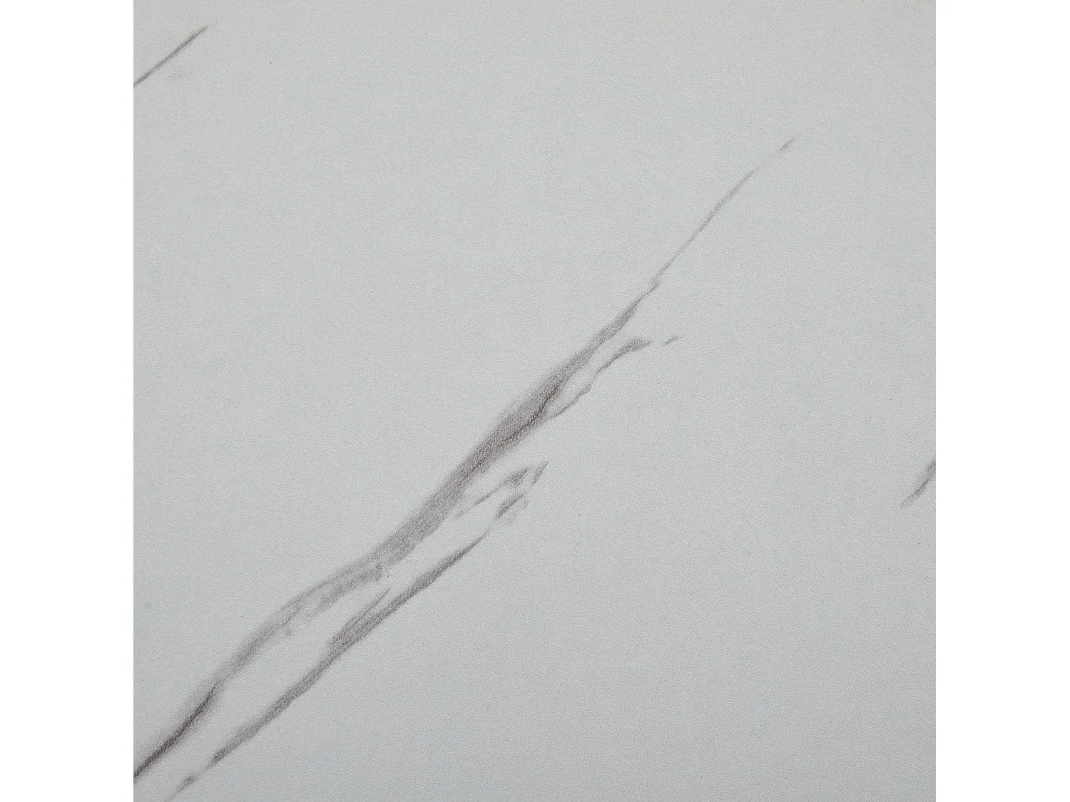 Table basse carrée moderne blanche effet marbre 4 tiroirs plateau coulissant 90x90x25cm Khekried