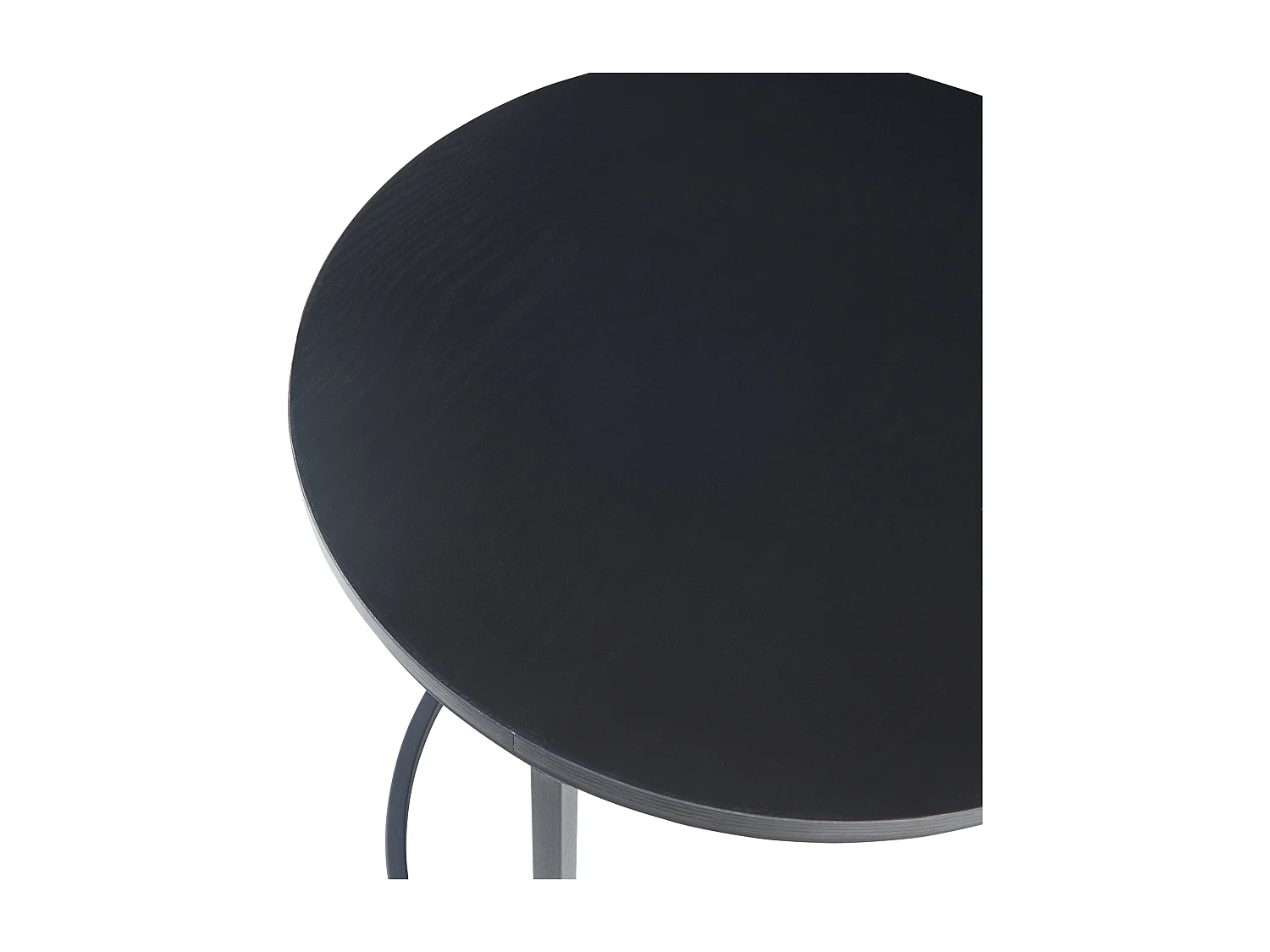 Lot de 3 tables basses gigognes Ulricehamn noir [en.casa]