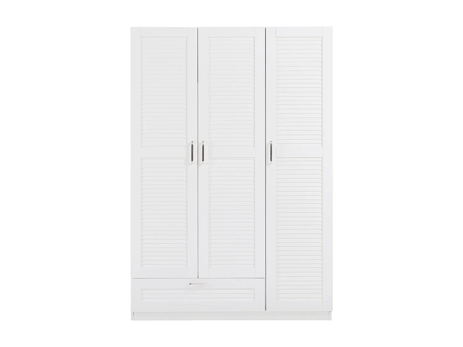 Armoire de chambre Finning 7 étagères 1 tiroirs MDF 176 x 120 x 52 cm blanc [en.casa]