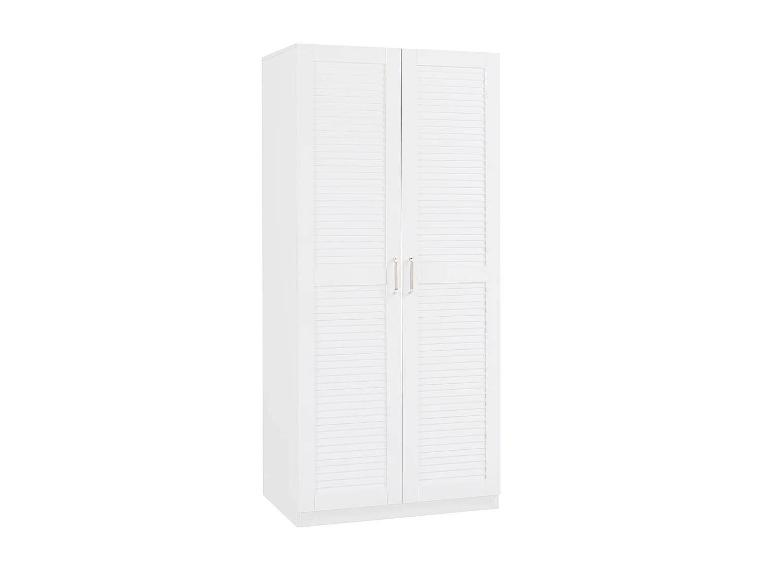 Armoire de chambre Finning 1 étagère MDF 176 x 80 x 52 cm blanc [en.casa]