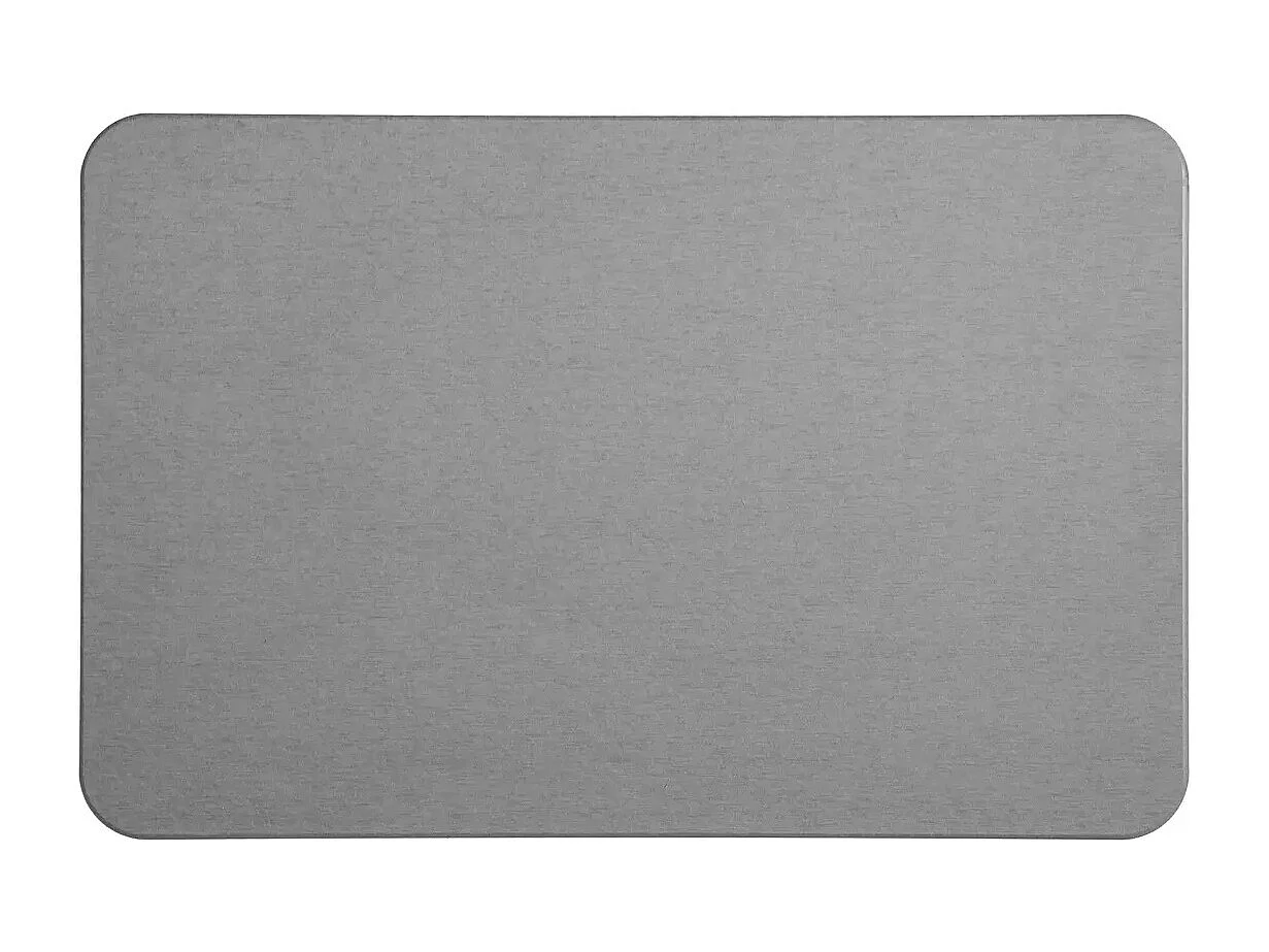 Tapis de salle de bain en Diatomite coloris Gris Argile -  Longueur 60 x Profondeur 39  x Hauteur 0,9 cm