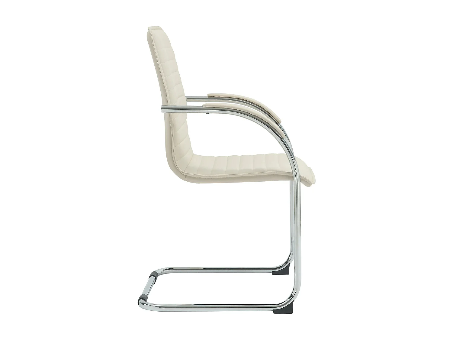 chaises oscillantes - Similicuir - Crème - Tira