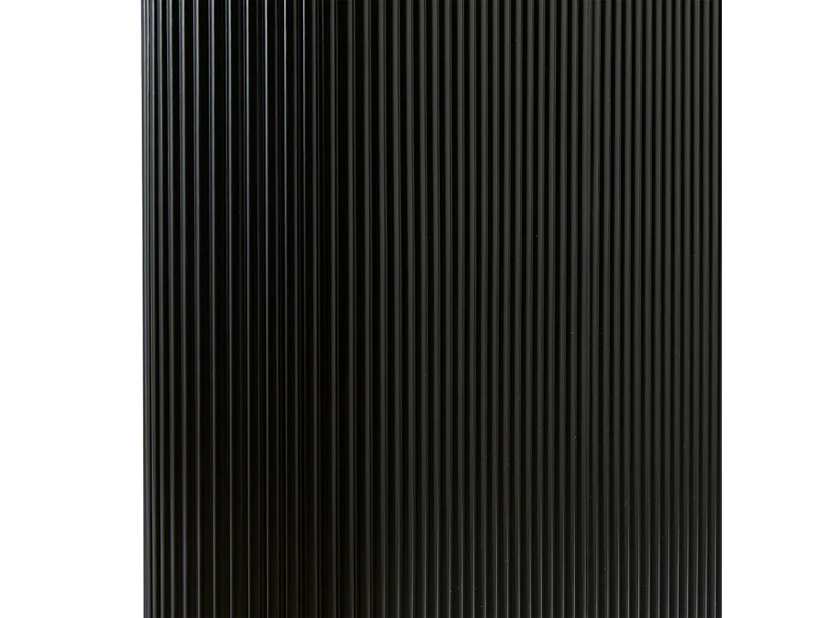 Table de repas, table à manger rectangulaire en bois coloris noir -  Longueur 180  x Profondeur 90 x Hauteur 76 cm