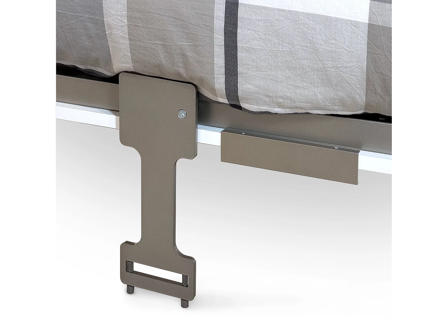 Cama doble plegable vertical blanca Versia 160