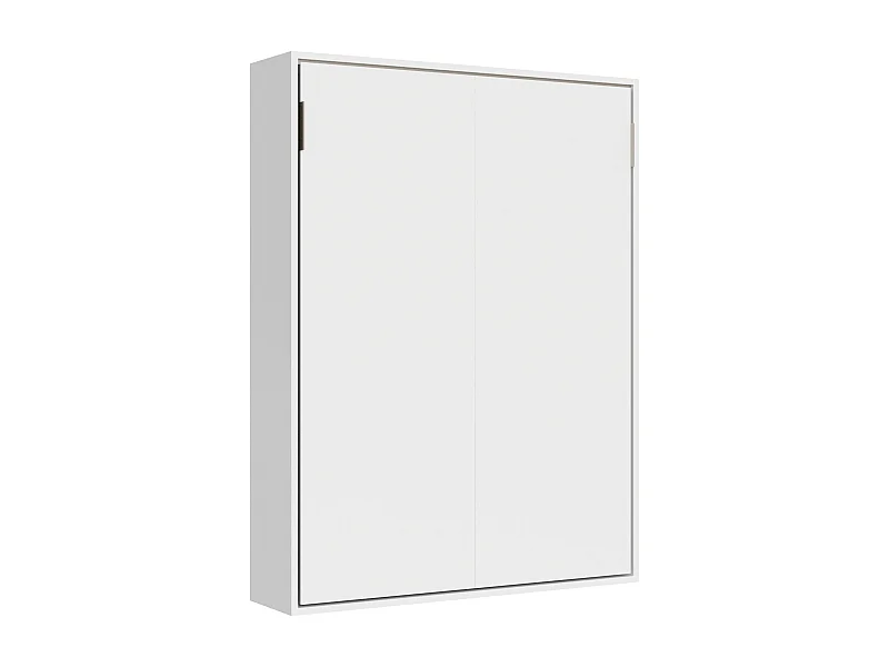 Cama doble plegable vertical blanca Versia 160